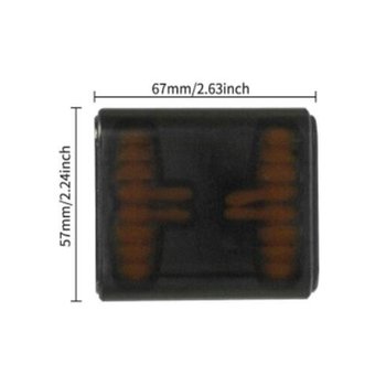 矽膠防水耳塞-2對4入透明黑塑料盒_3